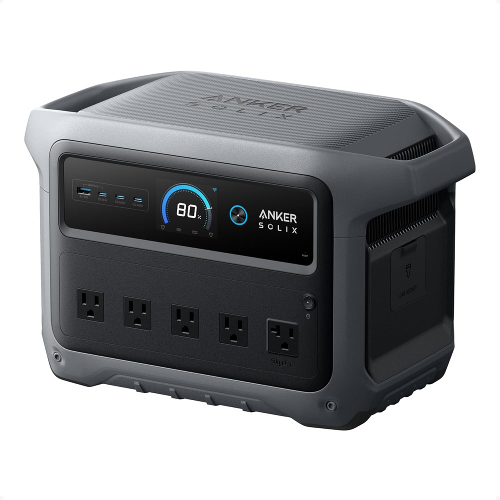 SOLIX C1000 Gen 2 Portable Power Station, 2,000W (Peak 3,000W) Solar Generator,