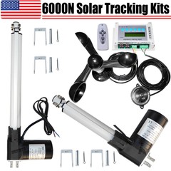 6000N Solar Track (6″&12″) Dual Axis Solar Tracker Controller W/ Anemometer Kits