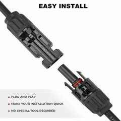 5Pairs Solar Panel 2Y Branch Cable Connectors Adapter Extension Connector