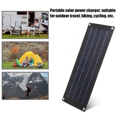 Compact Monocrystalline Solar Cells Charger for ideal for Car For Caravan Van