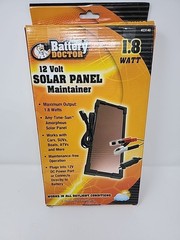 WirthCo 23140 Battery Doctor 1.8W Solar Panel Maintainer – 1 EACH