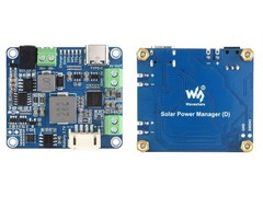 Solar Power Management Module 6V-24V for Solar Panels & Type-C Adapter, MCU Comp