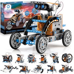 Sillbird 12-in-1 Solar Robot Building Kit STEM Gift for Boys 8-13