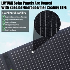 200W Portable Foldable Solar Panel Monocrystalline Waterproof for Power Station