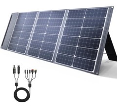 100W Portable Solar Panel for Power Station Generator,20V Ultra-Light 5.5lbs