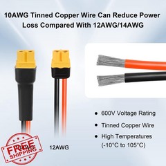 XRDS -RF Solar to XT60 Cable 6FT
