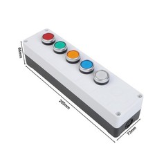 Assured 22mm Push Button Switch Control Box IP65 Rated for Water Resistance