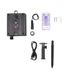 Solar Battery Box Kit Pack Powered Lithium Panel Light with Remote Control4895