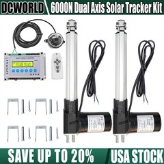 2*8″ Linear Actuators Controller Kit for 6000N Dual Axis Solar Tracker Sun Track
