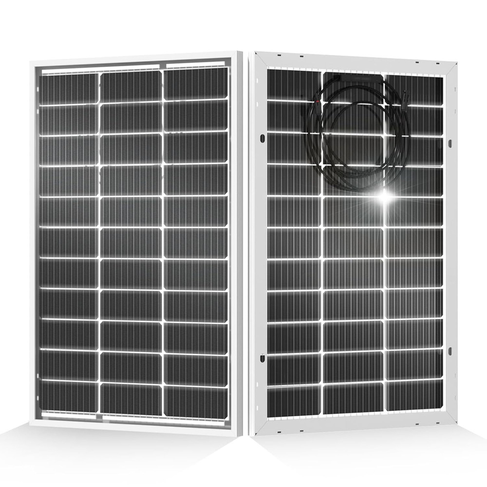 200 Watt Bifacial Solar Panel 2Pcs 100 Watt Monocrystalline Solar Panel Module o