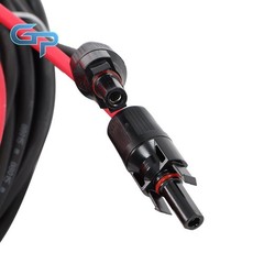 Heavy Duty 20M 4mm² Solar Extension Cable w/M4 Plugs for Panels/Batteries