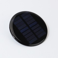 72mm Round Solar Panel 4.5V 80mA High Efficiency Monocrystalline Solar Cell