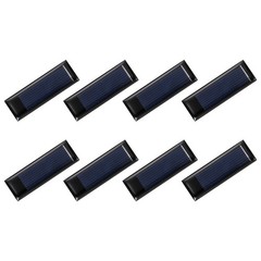 8Pcs 0.5V 0.05W 100mA Mini Solar Panels, Solar Photovoltaic Power Cells