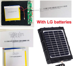 Trail Camera Solar Power Panel 8000Mah 3W Supporting 12V 9V 6V for All 3G 4G Hun