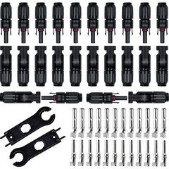 Solar Connectors Male Female 14 PCS Panel Cable Waterproof