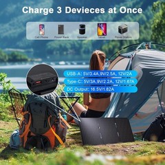 30W Portable Solar Panel – Efficient & Waterproof Power for Outdoor Adventures