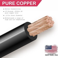 Wire & Cable 8 Gauge Solar Panel Wire 2×100 Ft Copper PV Wire UV Resistant Cable