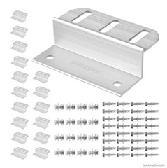 Solar Panel Mounting Z Brackets 16 Pack Heavy Duty Aluminum Alloy RV Boat Roof