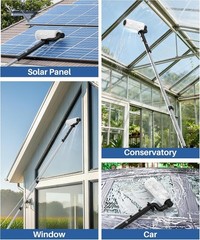 Lightweight 20Ft Water Fed Solar Panel Cleaning Kit with Soap Dispenser