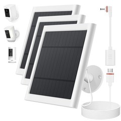 Solar Panel for Ring Camera, 3 Pack 4W Solar Charger Compatible with Ring Spo…