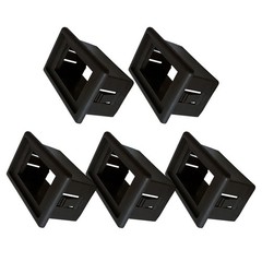 Rocker Switch Housing Set of 5 ABS Suitable for Cars SUVs Trucks Boats