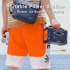 200W Portable Power Station, 40800Mah Solar Generator, Portable Generator for Ca