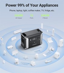 Dabbsson 8330Wh 2200W Portable Power Station Power Outage/Home Backup/Camping