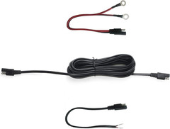 16FT Battery Charger Extension Cable SAE Connectors with Ring Terminal and Bare