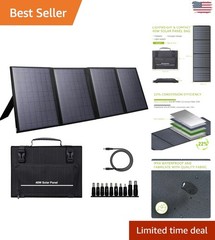 Foldable Solar Panel 40W – Durable, Lightweight Charger for Outdoor Power Needs