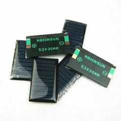 10Pcs Lot 5V 30mA 53X30mm Micro Mini Small Power Solar Cells Panel For DIY Toy