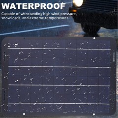 2 Set Solar Panel 12V Trickle Charger Battery Charger Kit Maintainer Boat Car RV
