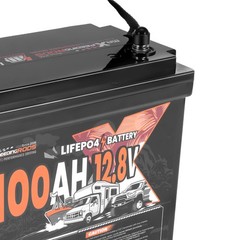 Caravan Overland Battery 12V 100Ah Lithium, Built-in BMS, Expandable 20.48kWh
