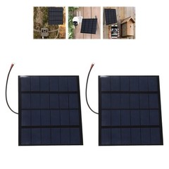 2PCS 1.5W 6V Small Solar Panels Monocrystalline Silicon DIY Solar Charging Panel