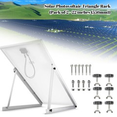 5Pairs Solar Panel Tilt Mount Brackets Ground Roof Mounting Kit Adjustable