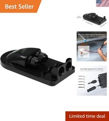 Solar Double Cable Entry Gland for RVs Boats Farms 6-12mm UV-Resistant Plastic