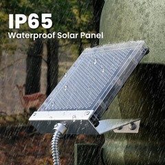 12V Solar Panel for Deer Feeder 1.7W Battery Charger Mount Alligator Clips Kit