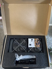 15W Solar Powered Fan Kit Intake Exhaust w/ Remote for Shed Coop Garage