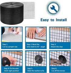 Solar Panel Bird Guard 6in x 100ft 19 Gauge PVC Coated Mesh