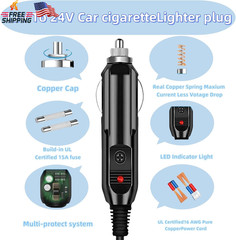 6.8FT Portable12V/24V Car Charger Suitable Compatible Ecoflow Delta/River, Bluet