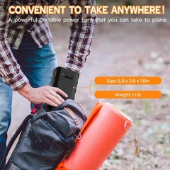 Portable 86Wh Power Generator with Multiple Charging Options for All Devices
