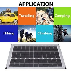 Portable Solar Panel100W 18V Solar Panel Portable Monocrystalline Silicon