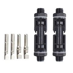 1 Pair Solar Panel Connector Male Female Waterproof 1000V 30A M12 Plug
