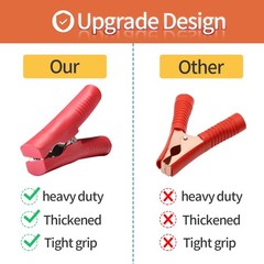 10AWG SAE to Alligator Clips,Battery Alligator Clip to SAE Connector Extensio…