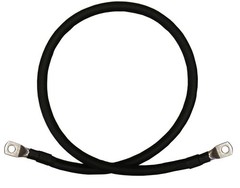2 AWG Gauge Red + Black Pure Copper Battery Inverter Cables Solar, RV, Car, B…