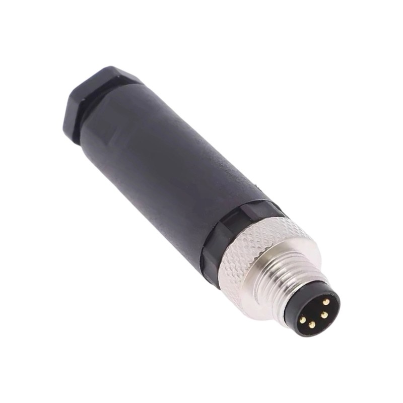 Heavy Duty M 8 IP67 Waterproof Connectors 3Pin/4 Pin Plugs for Automation