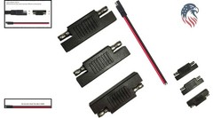 SAE Polarity Reverse Adapter Connectors Compatible with Solar Panels Chargers…