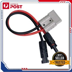 50A Anderson Plug to MC4 Y Connector 10AWG 30cm Heavy Duty Solar Cable