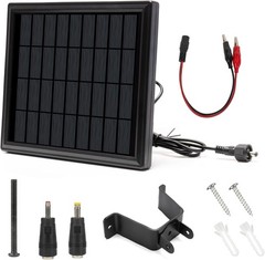 6V Solar Panel for Deer Feeder – 4.5W Waterproof Outdoor Kit, Alligator Clips, R