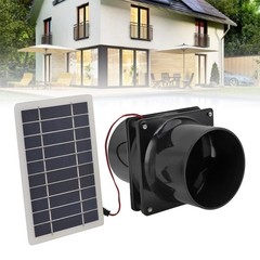 For Pipe Ventilation Pet House Solar Power Fan 10W 12V Solar Power Exhaust Fan