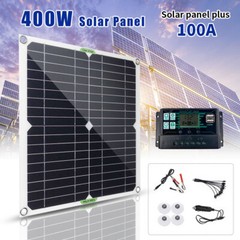 6000W Complete Solar Panel Kit Power Generator Home RV Camping Emergency Power
